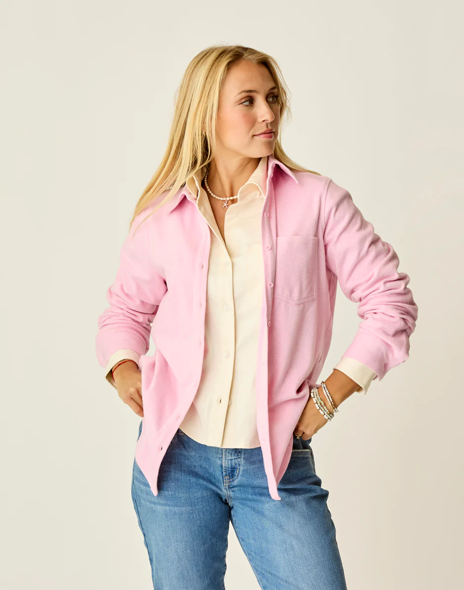 Fairbanks Supersoft Shirt: Mauve Heather