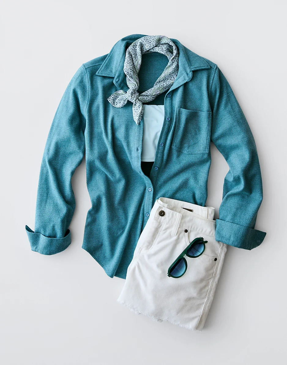 Fairbanks Supersoft Shirt: Storm Heather - FINAL SALE - Image 3