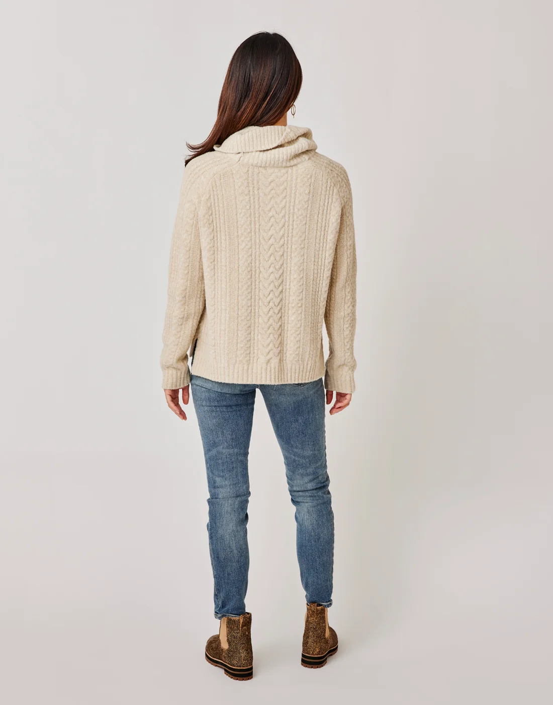Field Sweater: Lt. Khaki Heather - FINAL SALE - Image 5
