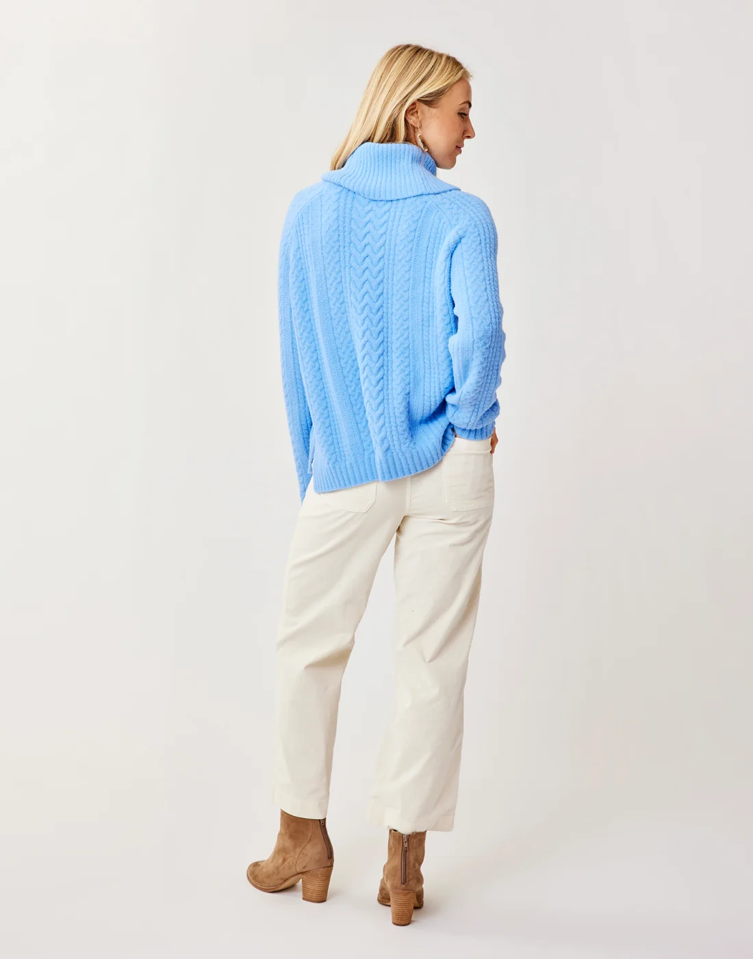 Field Sweater: Peri - FINAL SALE - Image 4