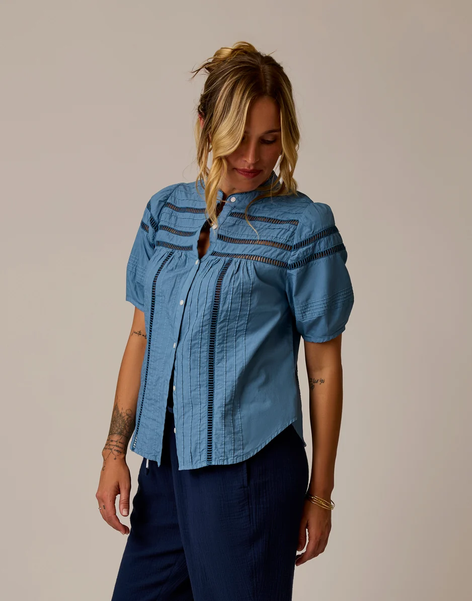Gabby Voile Top: Captain - Image 5