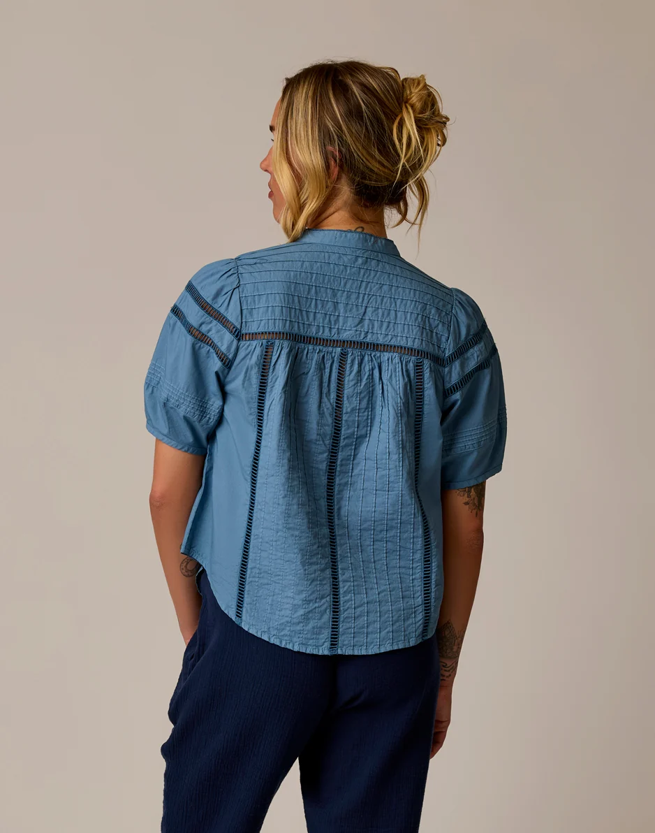 Gabby Voile Top: Captain - Image 6