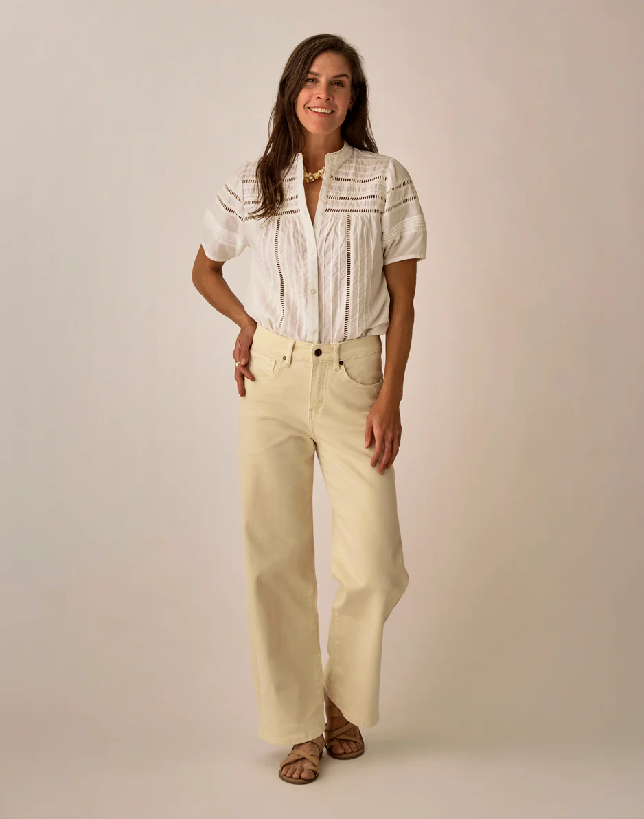 Gabby Voile Top: Cloud - Image 2