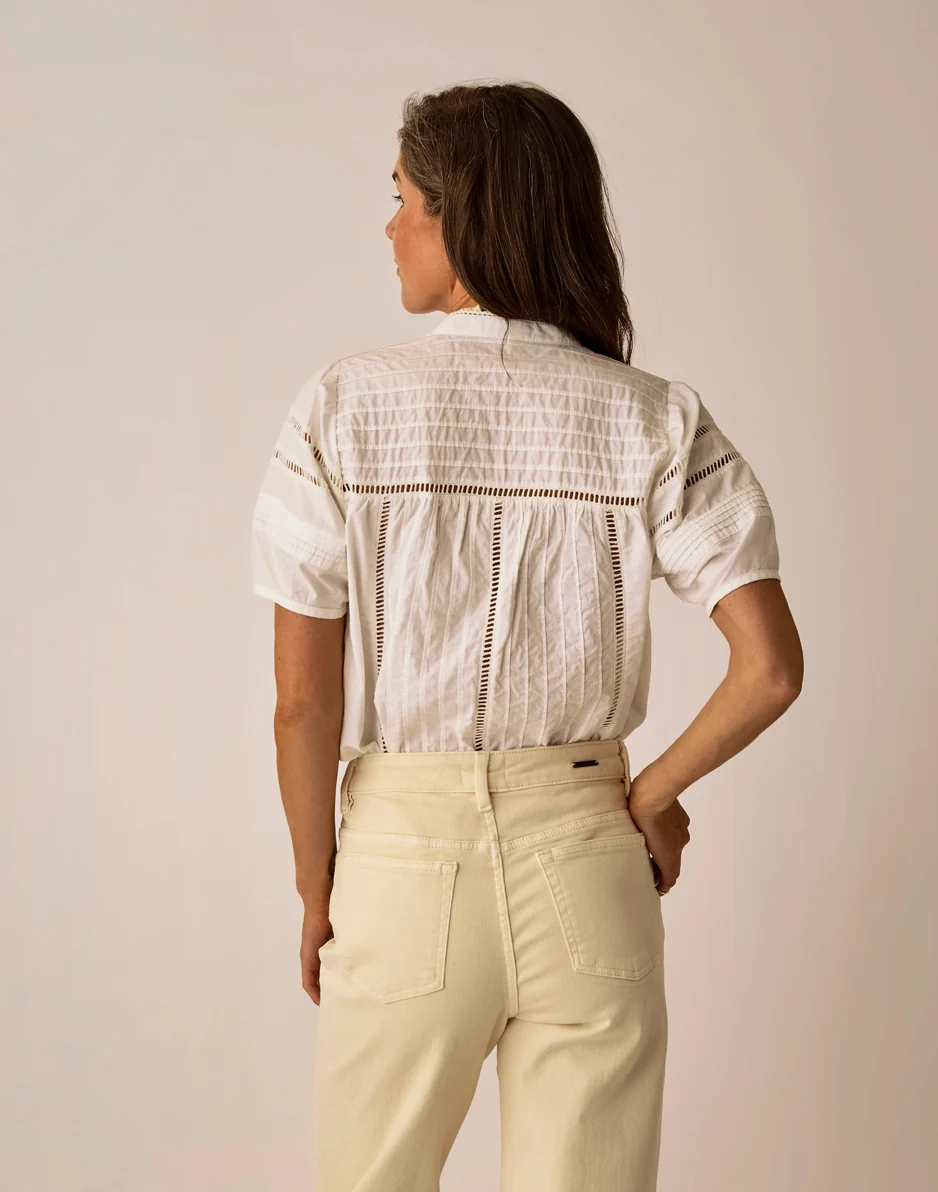 Gabby Voile Top: Cloud - Image 5