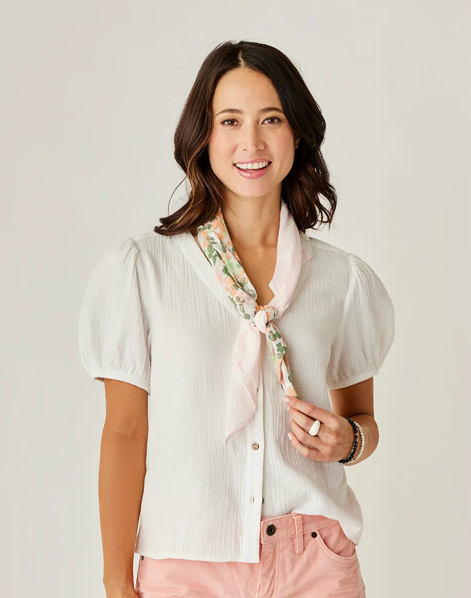 Gauze Bandana: Cloud Wildflower - FINAL SALE - Image 3