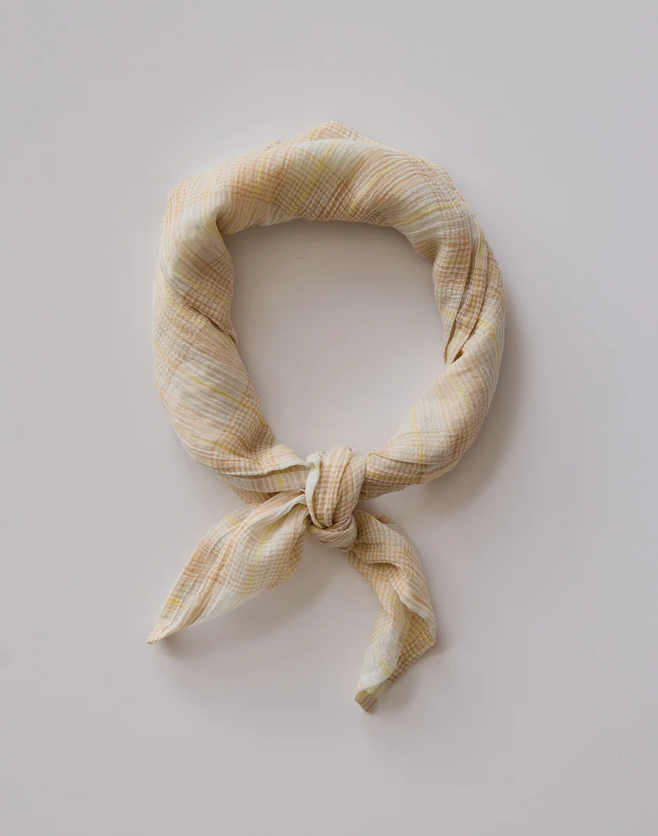 Gauze Bandana: Multiplaid - FINAL SALE
