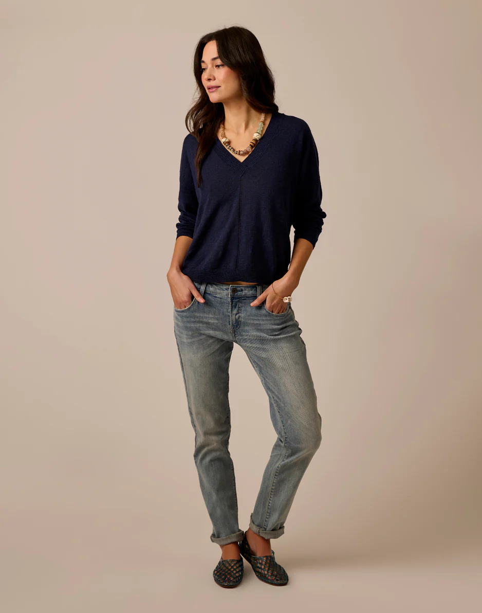 Georgie Sweater: Navy