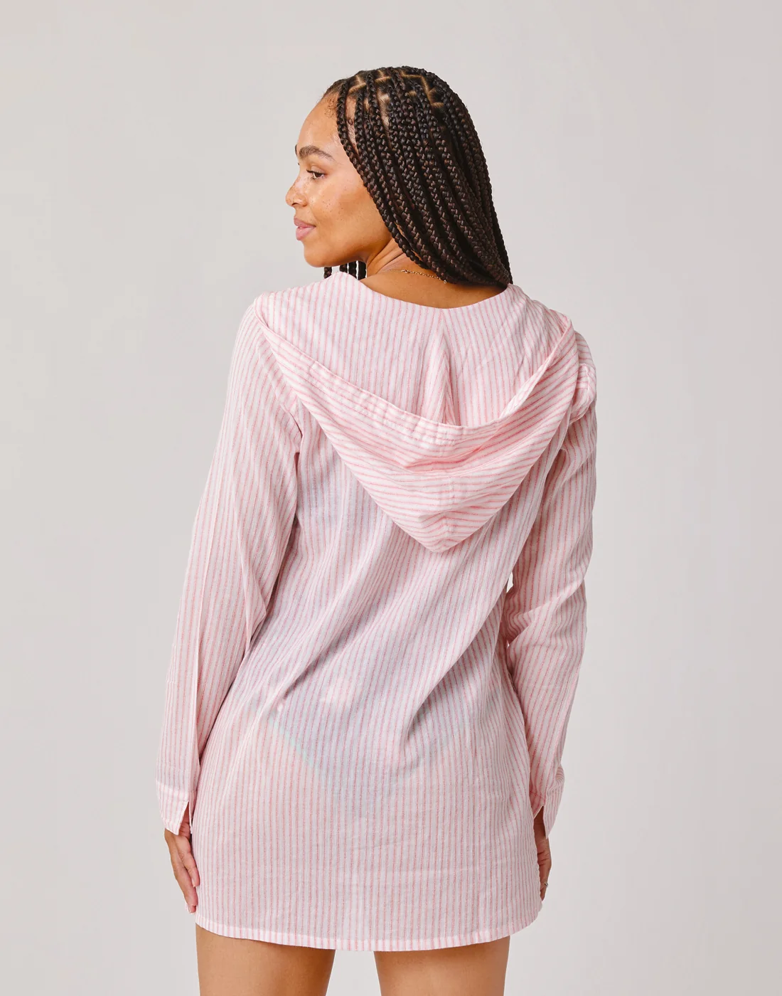 Gia Coverup: Grapefruit Milos Stripe - Image 6