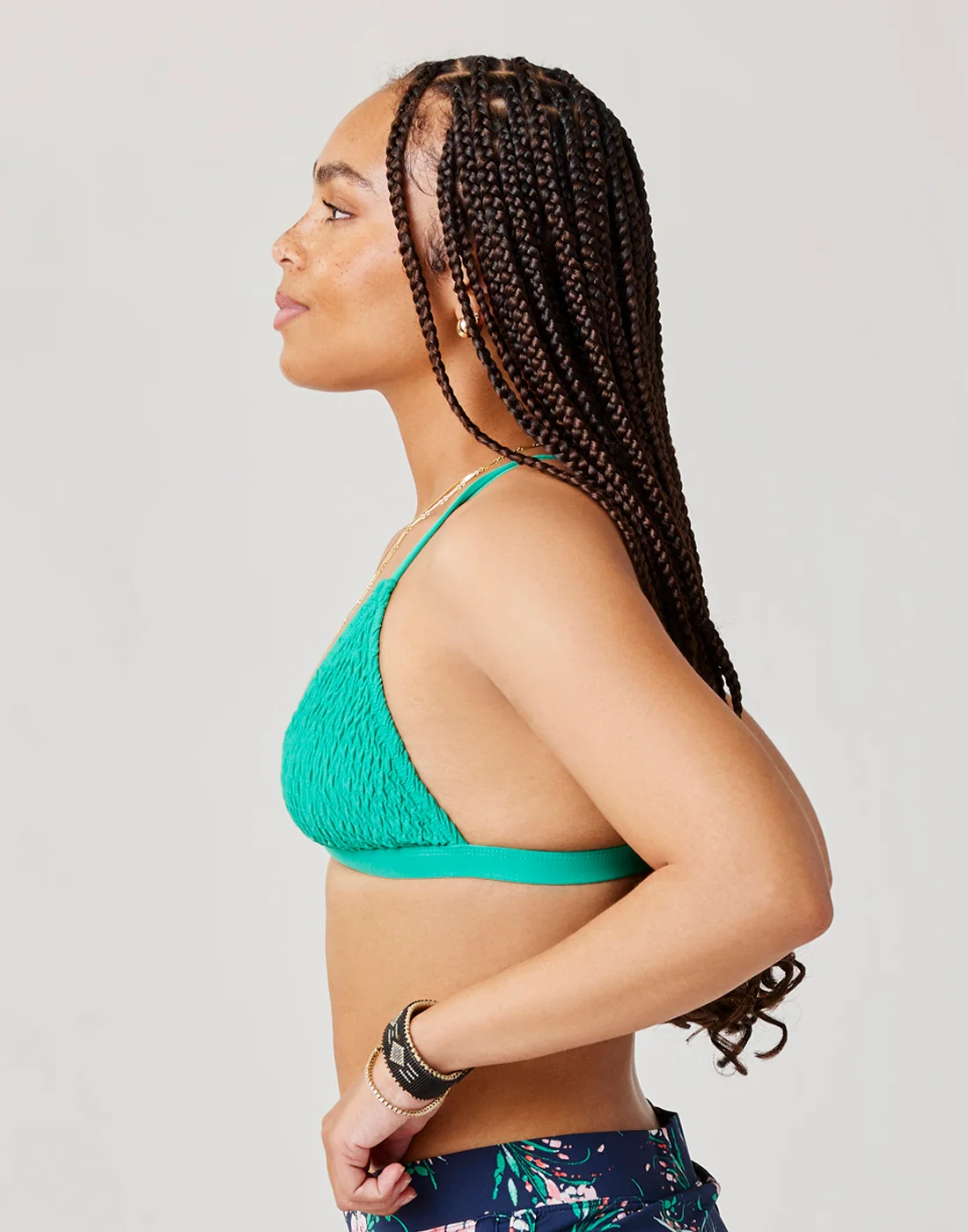 Gigi Smocked Top: Fern - Image 2