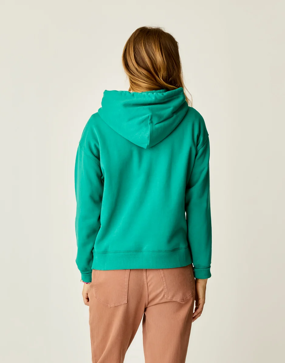 Hawthorne Hoodie: Jade Logo - Image 2