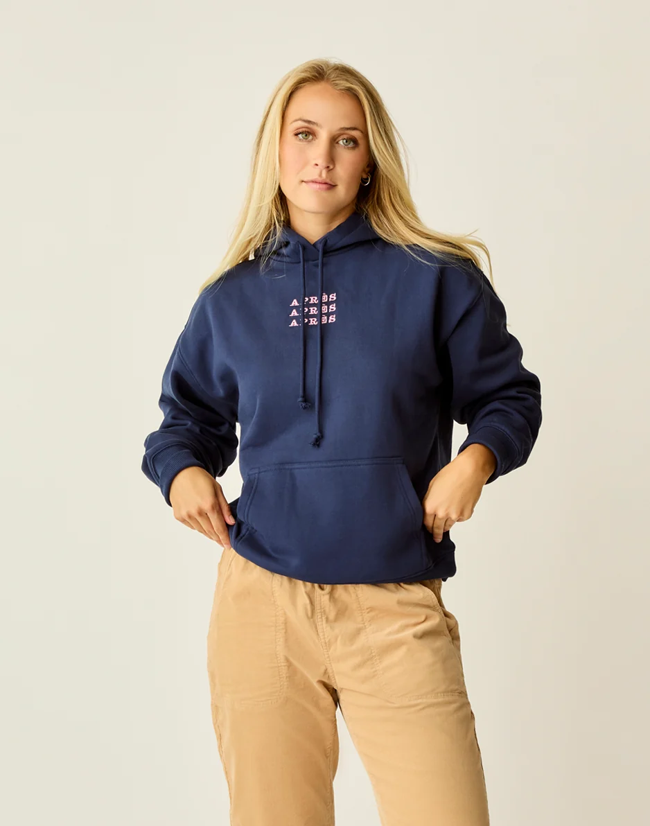 Hawthorne Hoodie: Navy Apres - Image 6