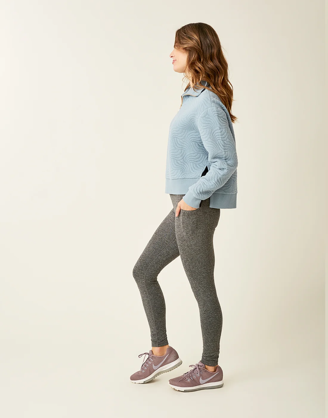 Incline Tight: Black Grey Herringbone - FINAL SALE - Image 2