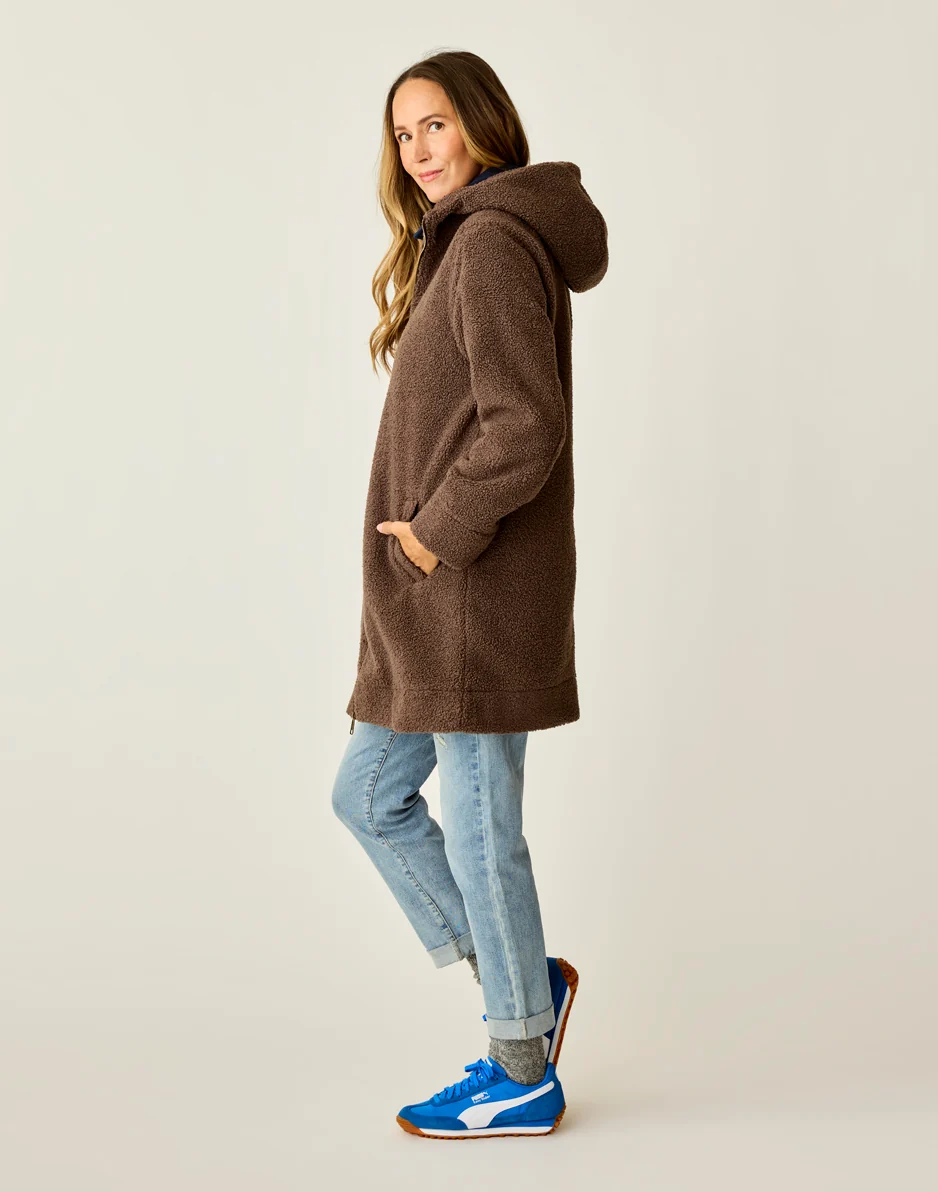 Indy Boucle Jacket: Espresso - Image 3