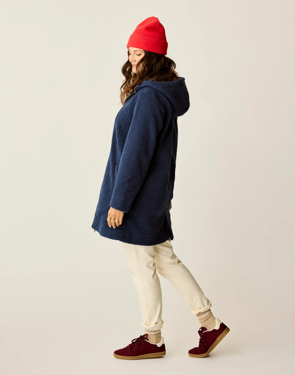 Indy Boucle Jacket: Navy - Image 3