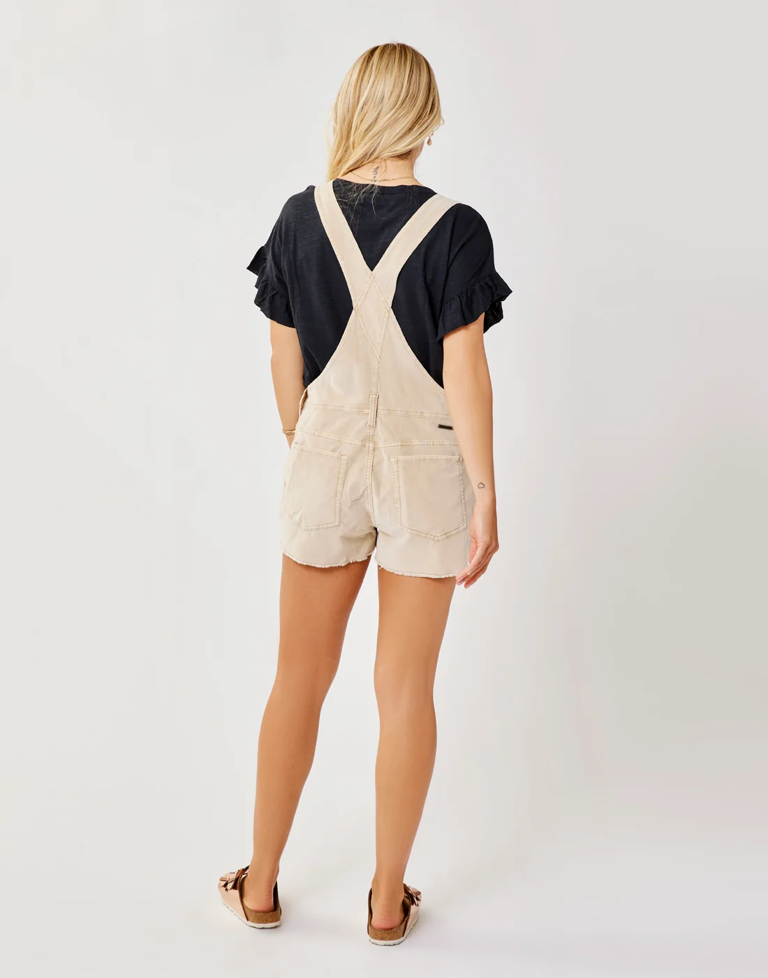 Jason Overall Short: Khaki - Image 3