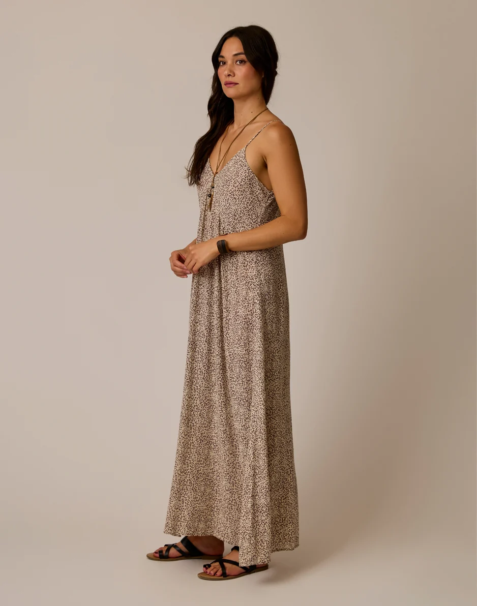 Jordy Slip Dress: Leopard - Image 5