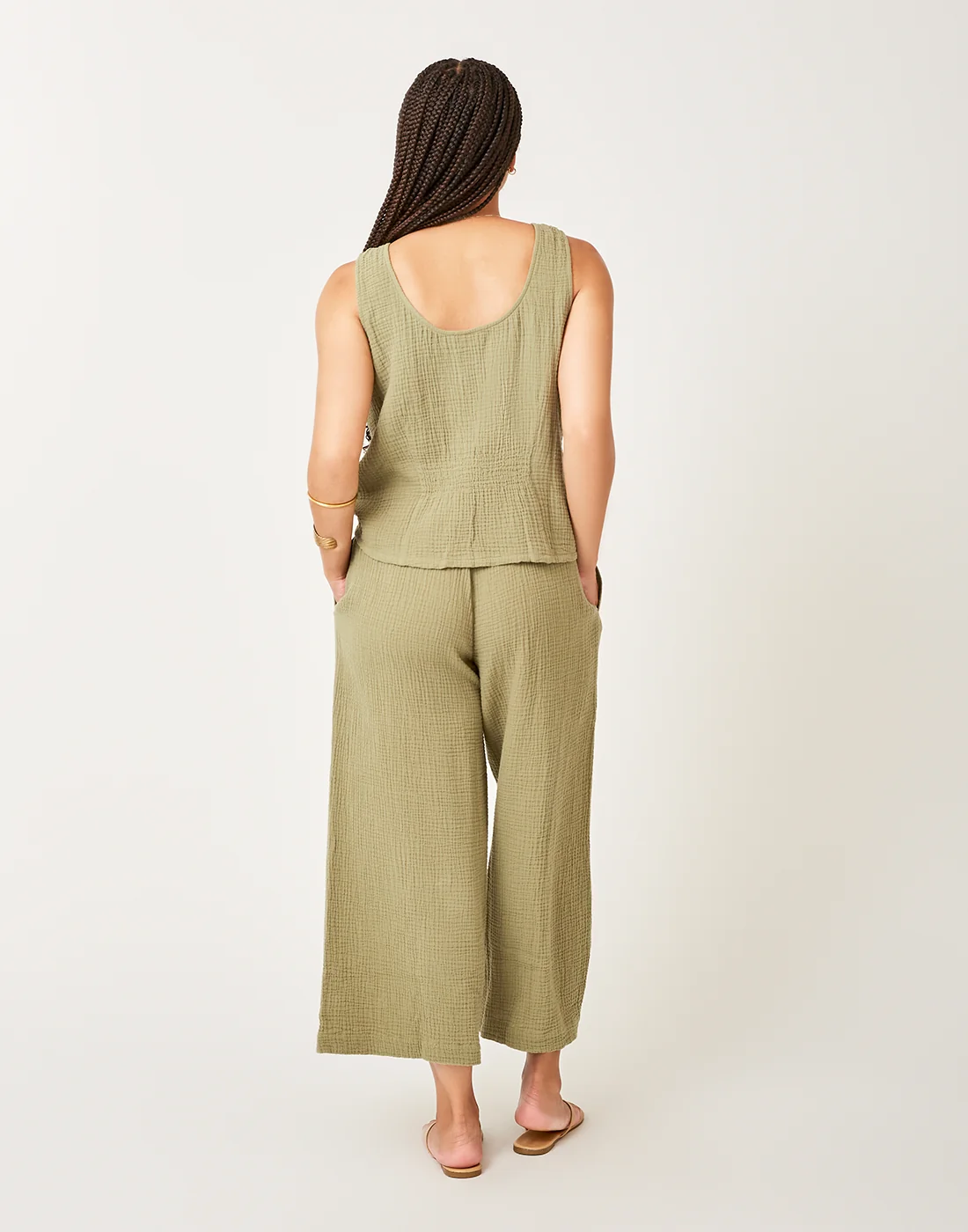 Kaia Pant: Olive - FINAL SALE - Image 3