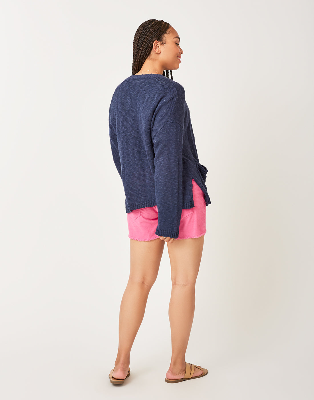 Kirby Cardigan: Navy - FINAL SALE - Image 3