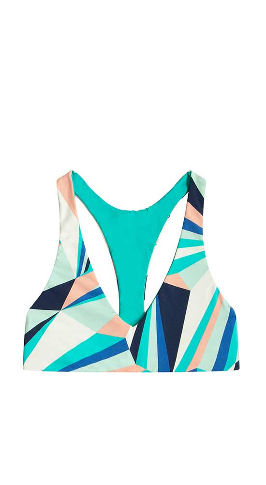 La Jolla Reversible Top: Kaleidoscope/Ceramic - FINAL SALE - Image 7