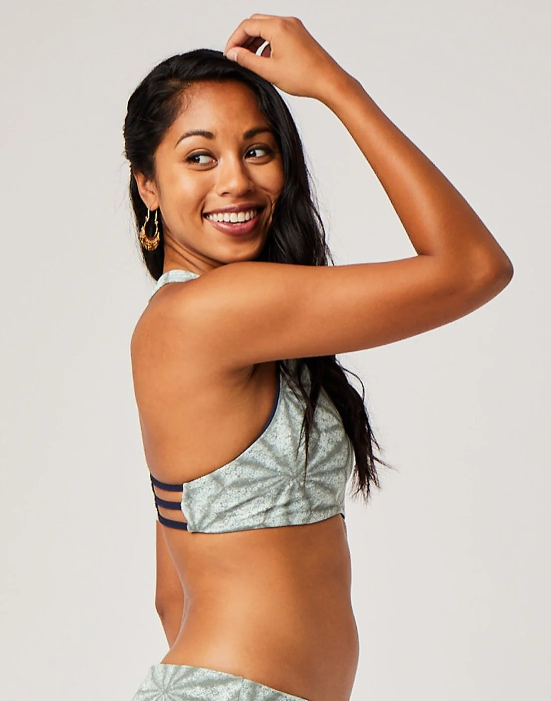 La Jolla Reversible Top : Moss Makai/Navy - FINAL SALE - Image 5