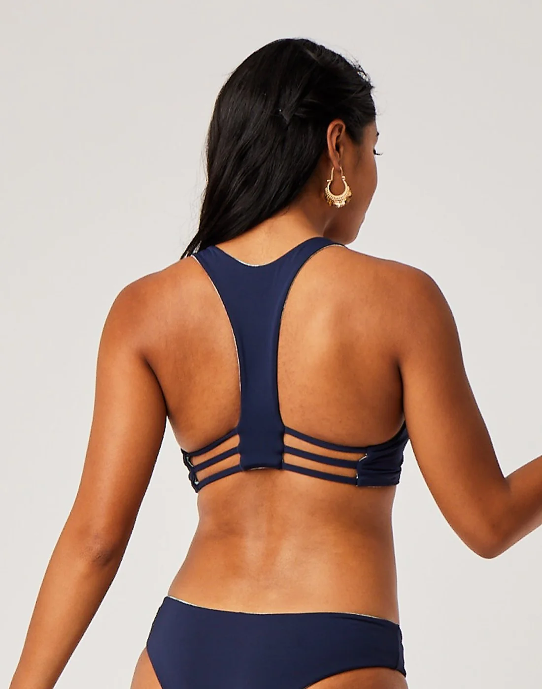 La Jolla Reversible Top : Moss Makai/Navy - FINAL SALE - Image 6