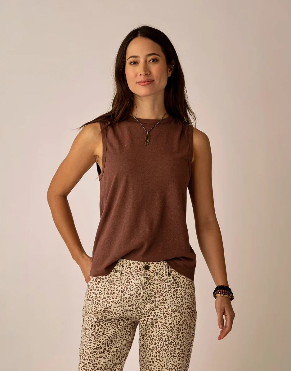 Larisa Hemp Tank: Coco - Image 2