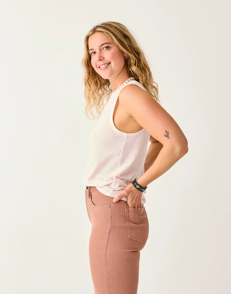 Larisa Hemp Tank: Pastel - FINAL SALE - Image 2