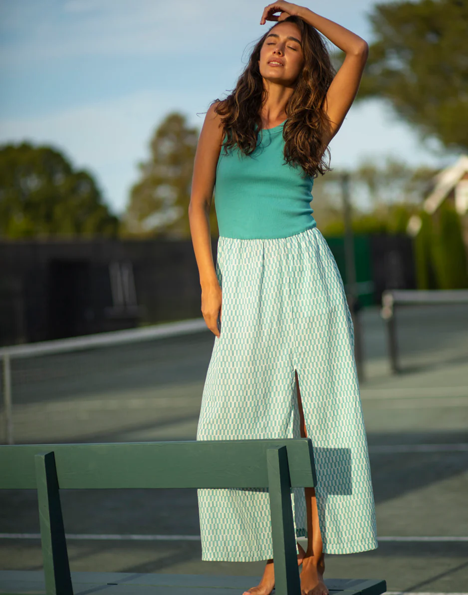 Lark Linen Dress: Surfboard - Image 2