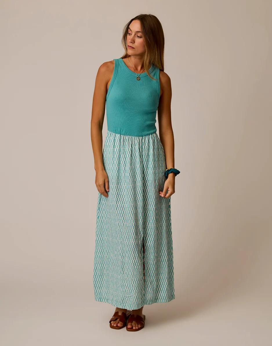Lark Linen Dress: Surfboard - Image 3