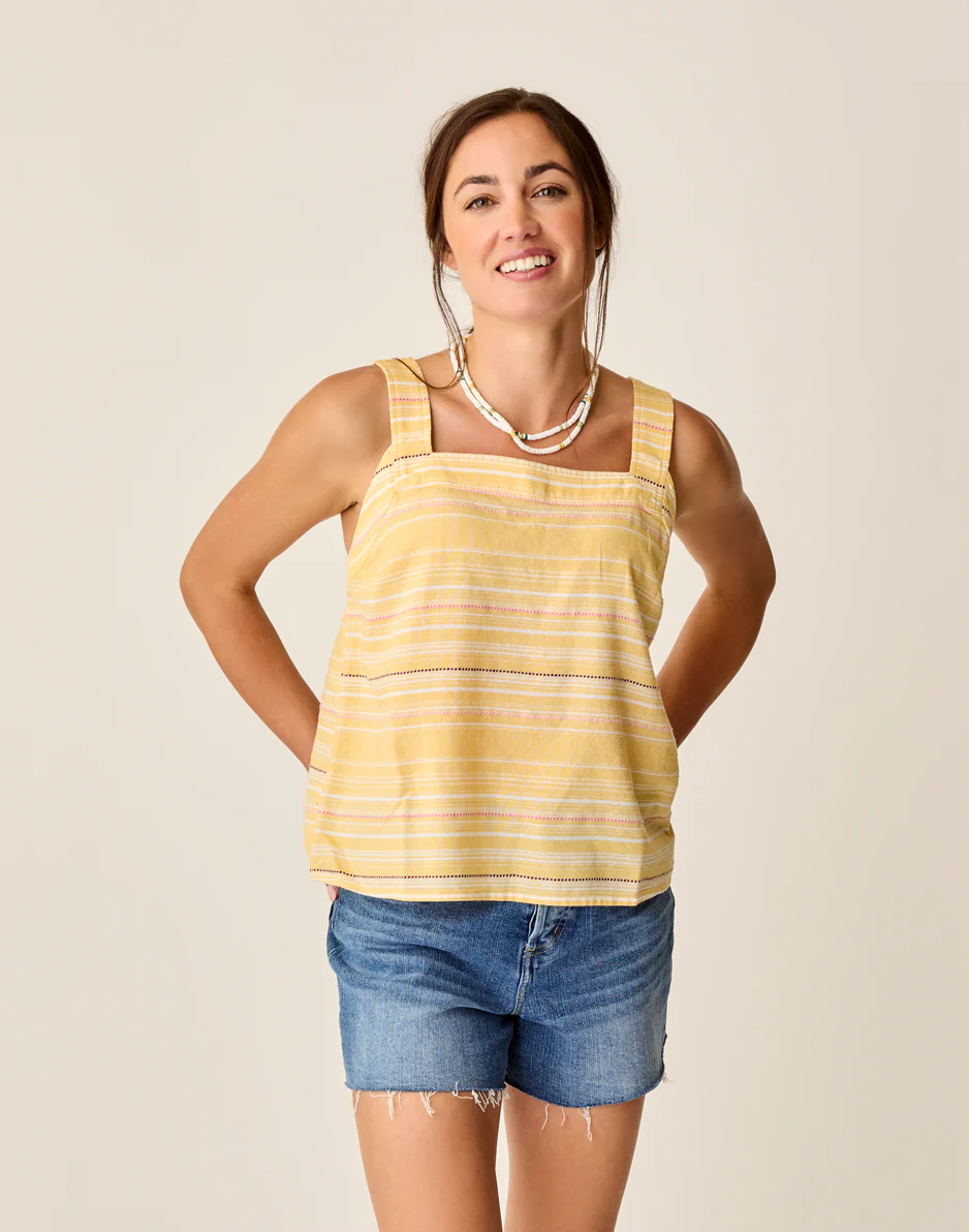 Liv Stitched Top: Passion Texture - FINAL SALE