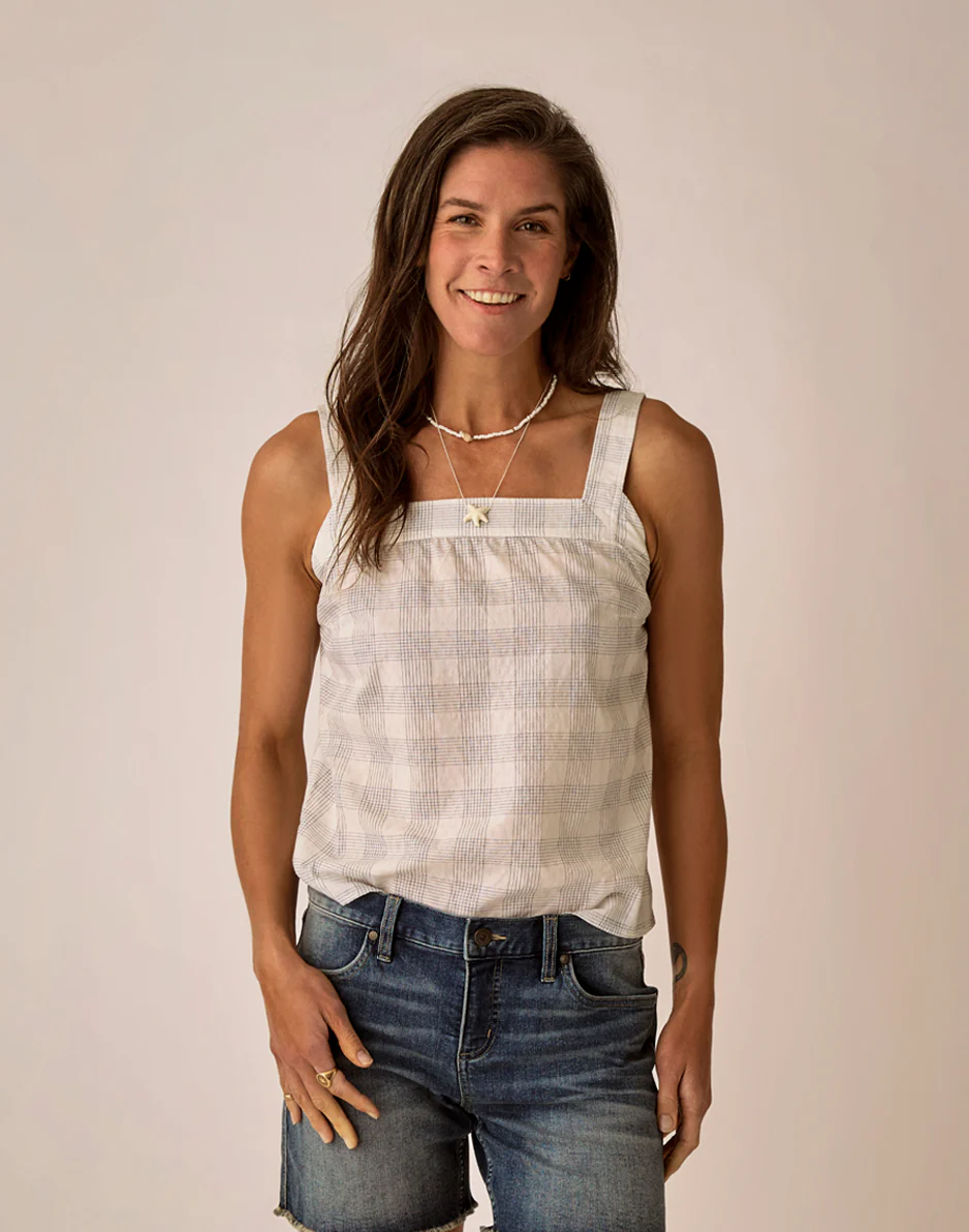 Liv Textured Top: Crosscheck - Image 5