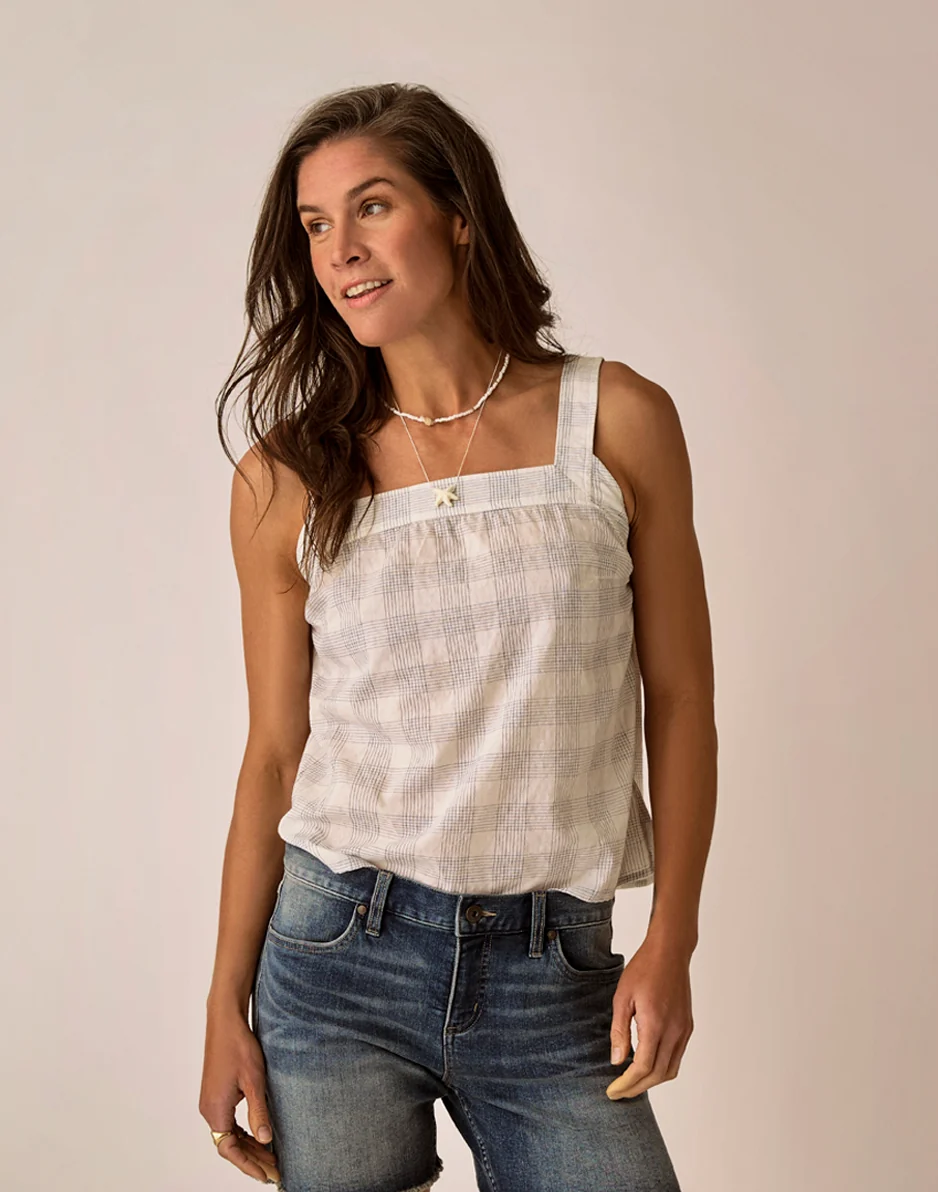 Liv Textured Top: Crosscheck - Image 6