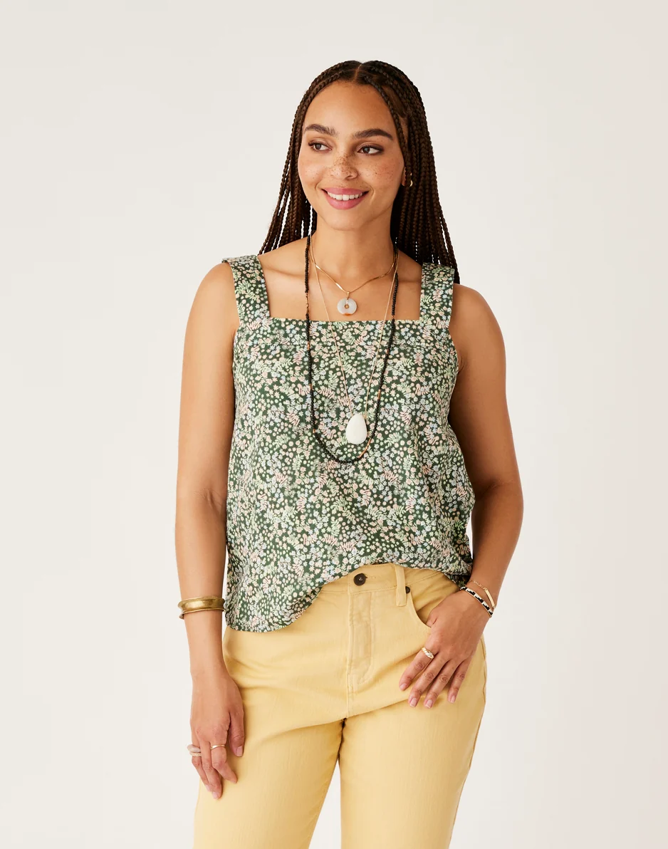Liv Textured Top: Ditsy - FINAL SALE - Image 2