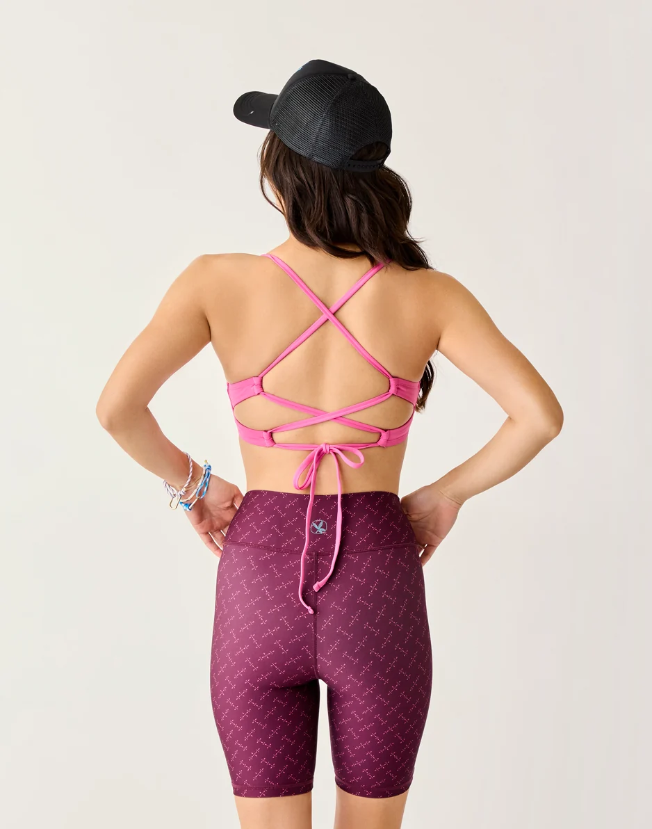 Lucie 8" Compression Short: Disco - FINAL SALE - Image 3