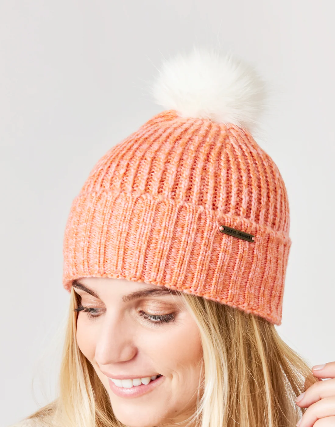 Lucy Beanie: Terracotta Heather - FINAL SALE - Image 2