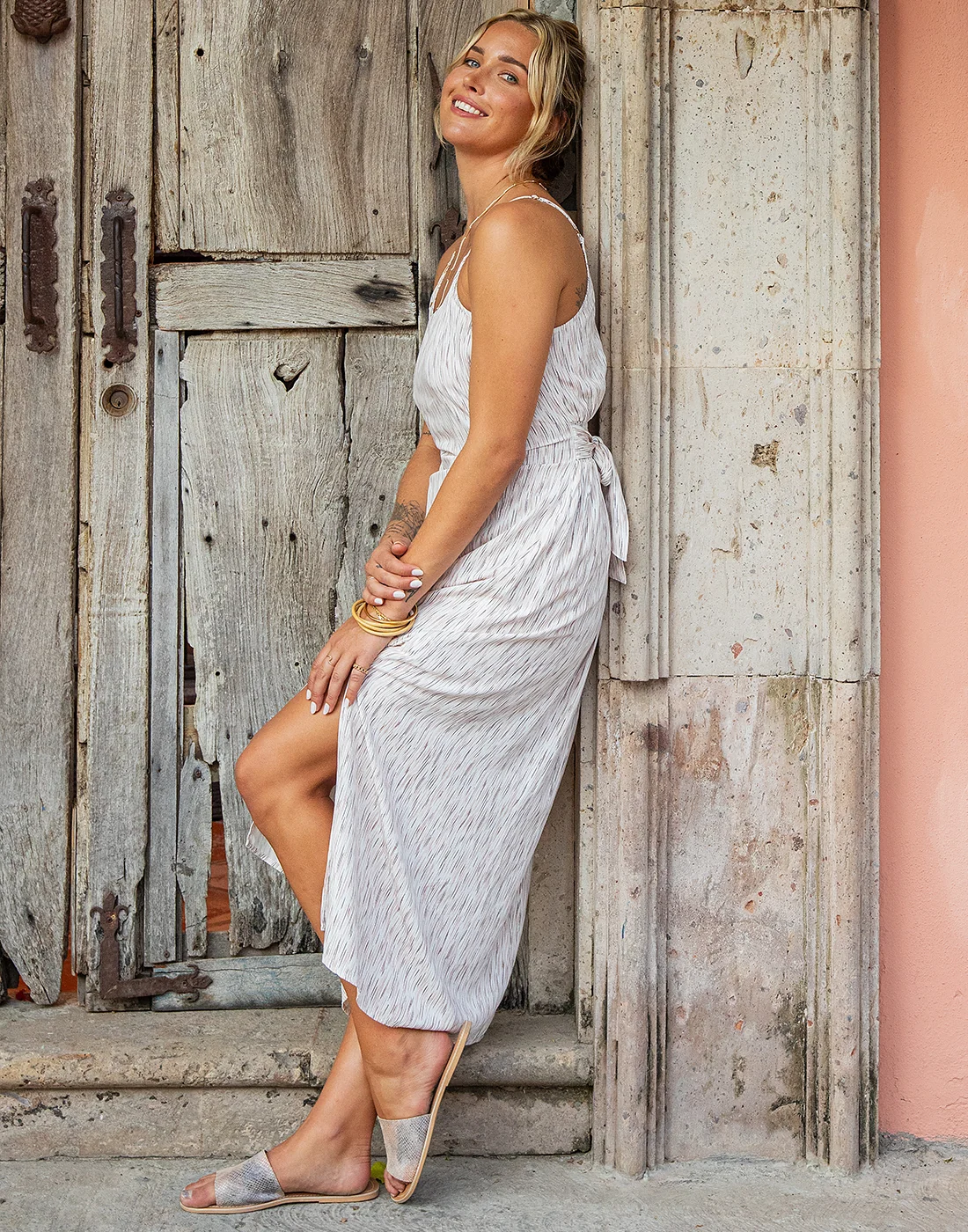 Macy Dress: Madrid Print - FINAL SALE - Image 2