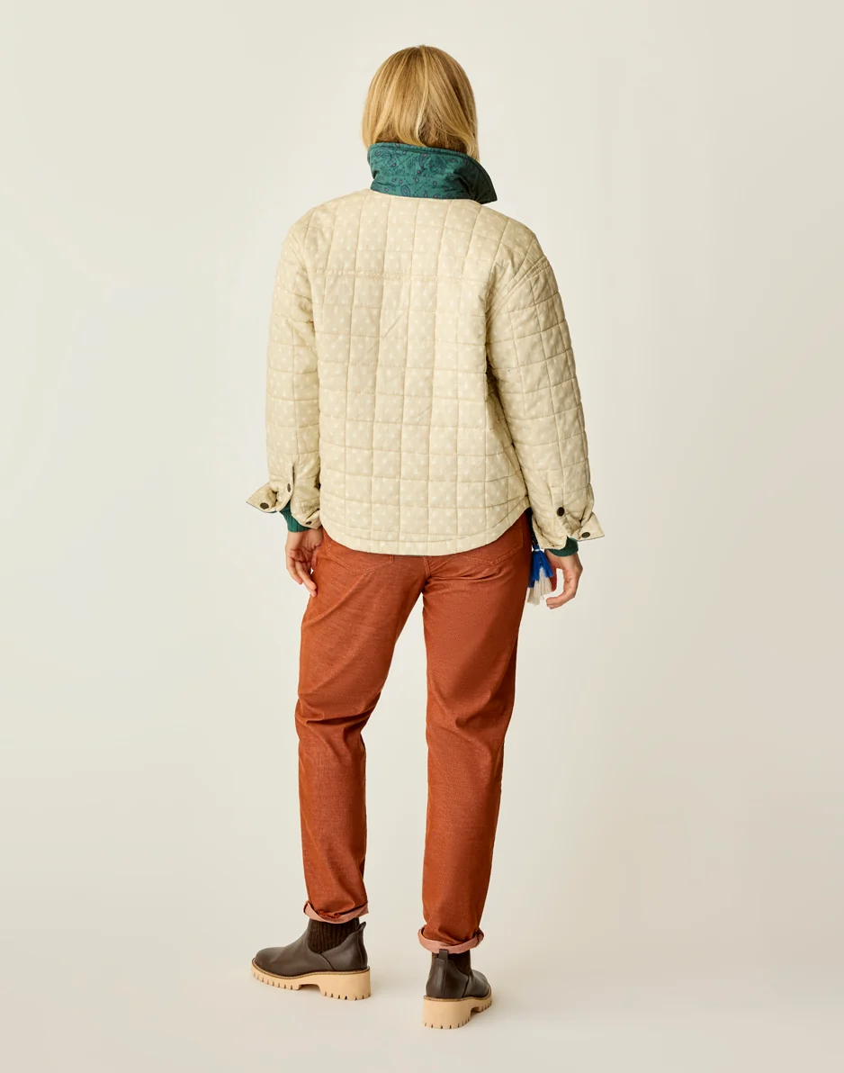 Marais Reversible Jacket: Cement/Bistro Bandana - Image 4