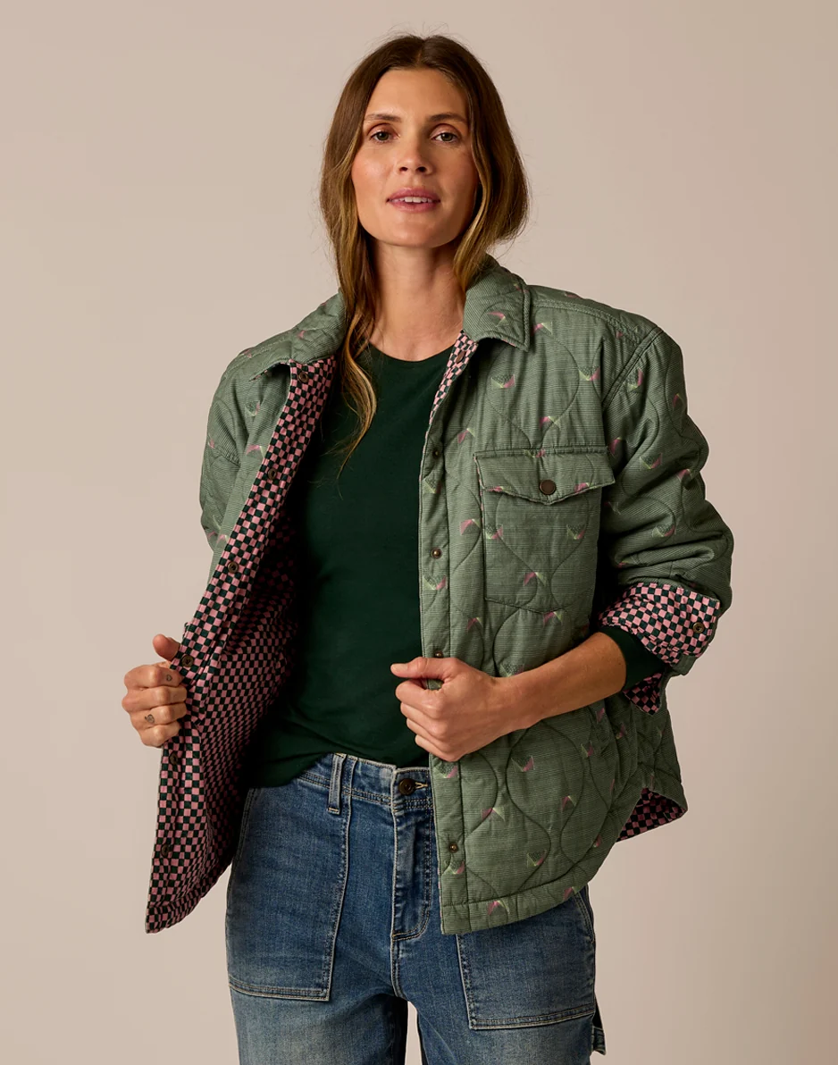 Marais Reversible Jacket: Vista/Check - Image 7