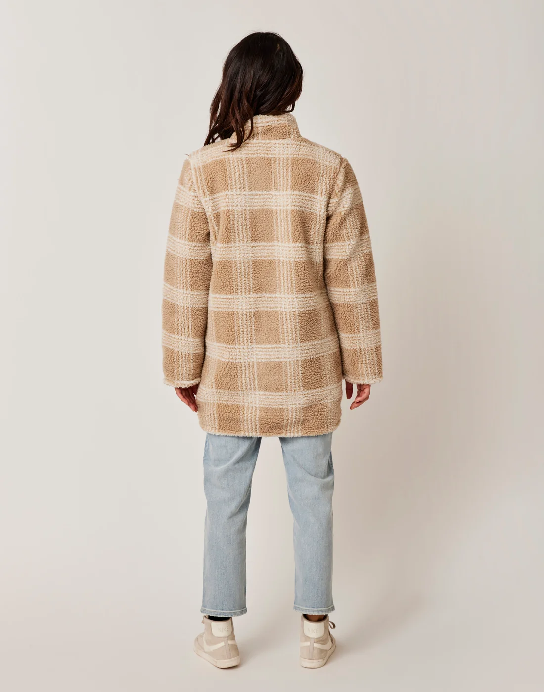 Mason Reversible Jacquard Jacket: Lt. Khaki Plaid - FINAL SALE - Image 5