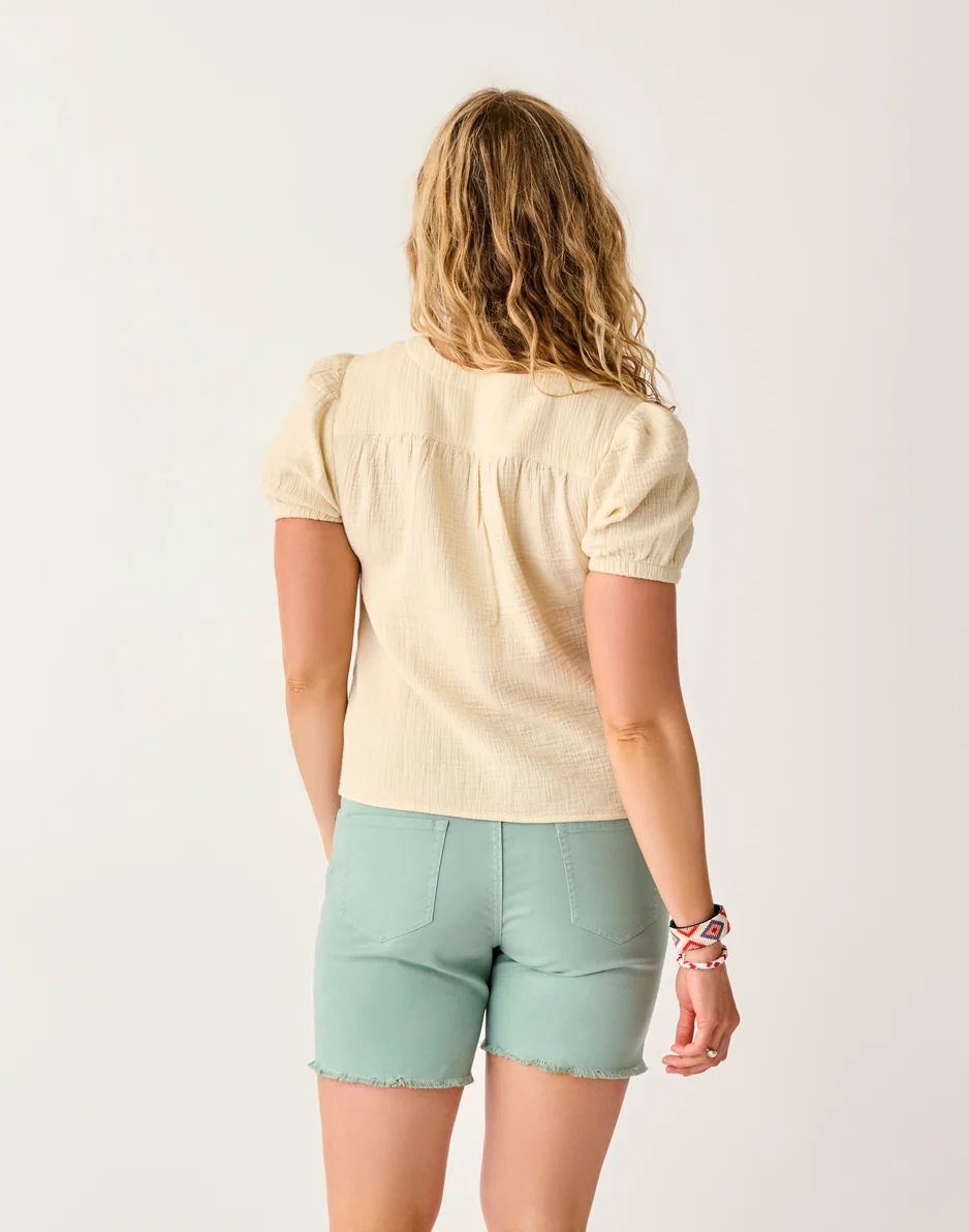 Milo Gauze Top: Dogwood - FINAL SALE - Image 4