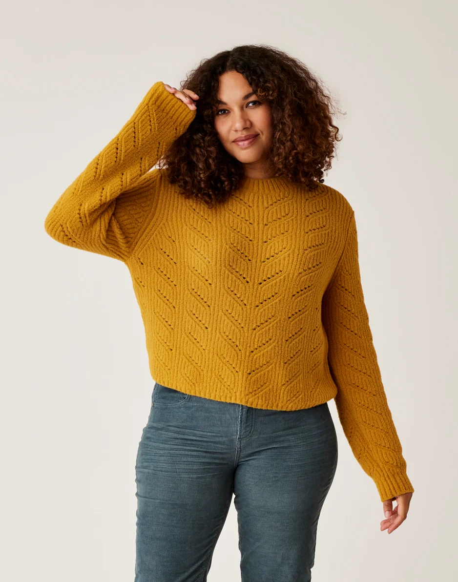 Monroe Sweater: Wood - FINAL SALE - Image 4
