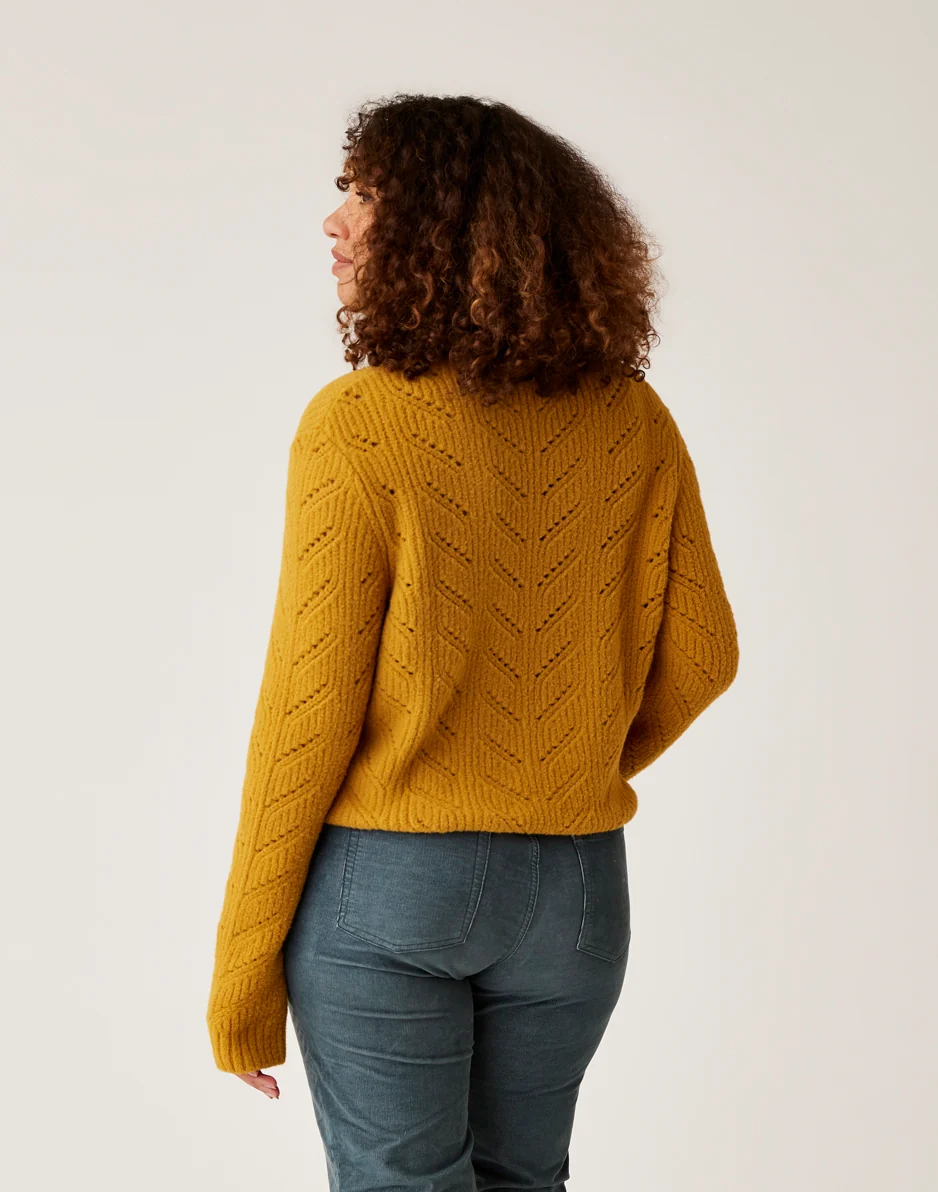Monroe Sweater: Wood - FINAL SALE - Image 5