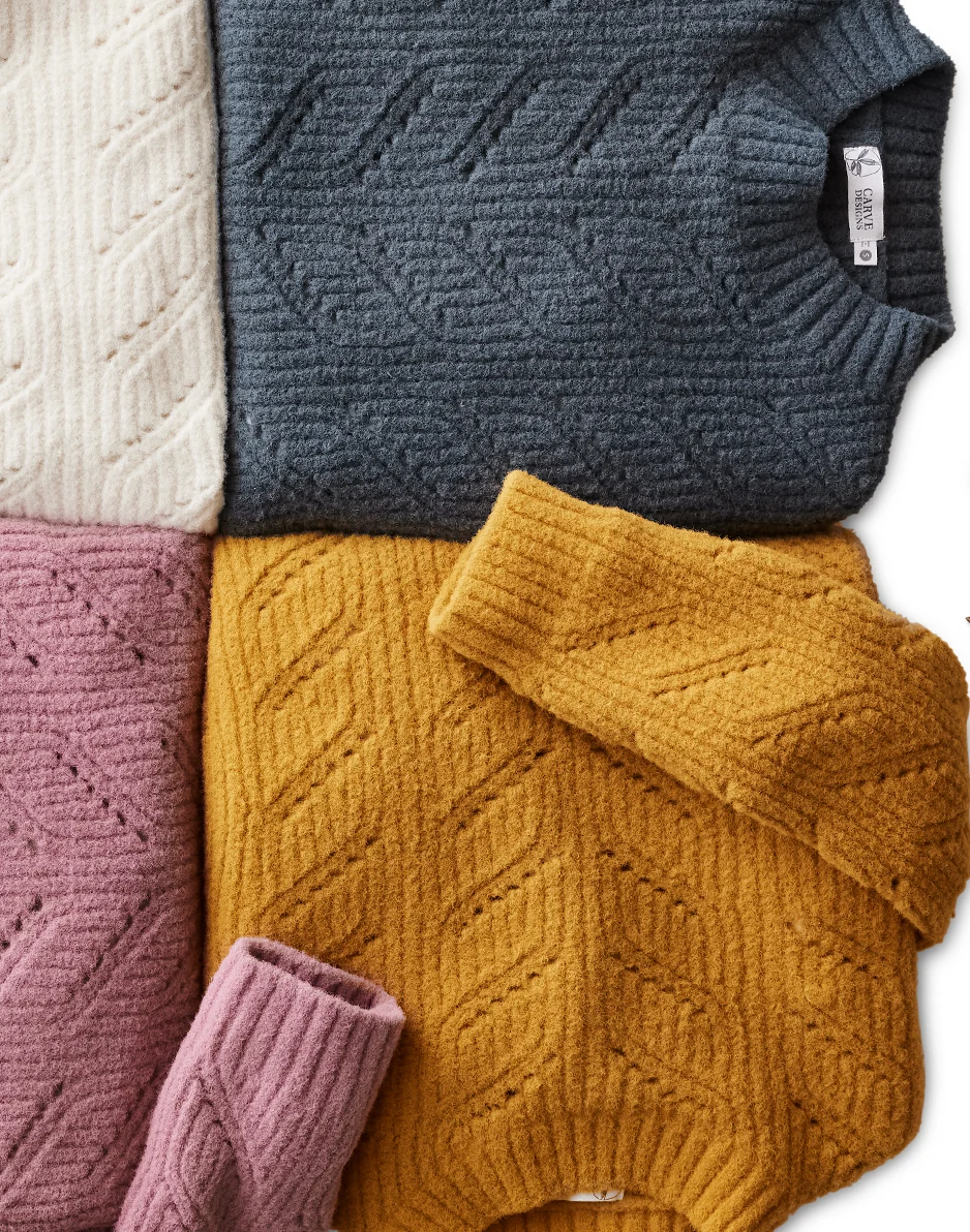 Monroe Sweater: Wood - FINAL SALE - Image 6