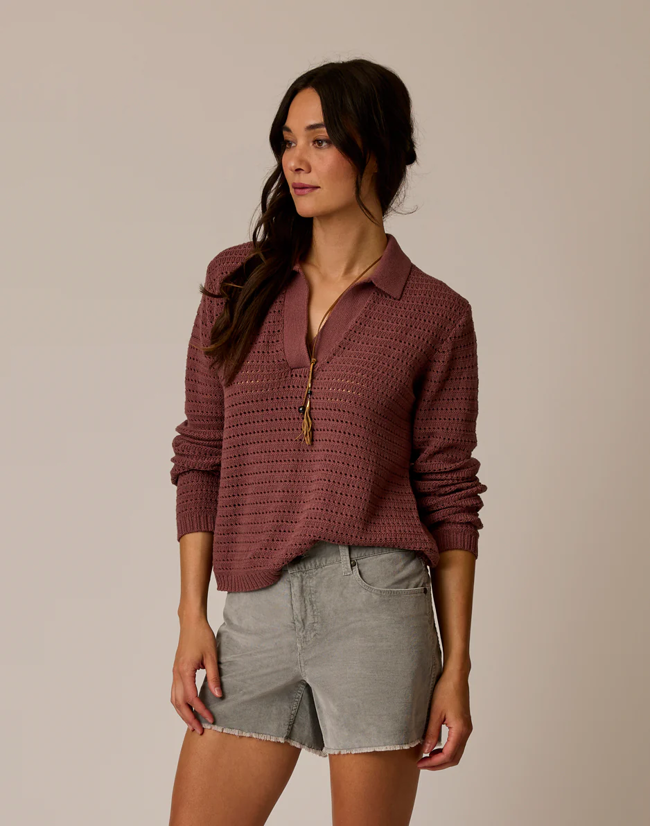 Morgan Polo Sweater: Coco