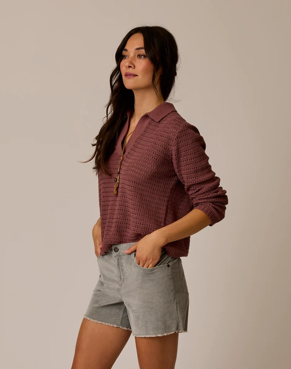 Morgan Polo Sweater: Coco - Image 3