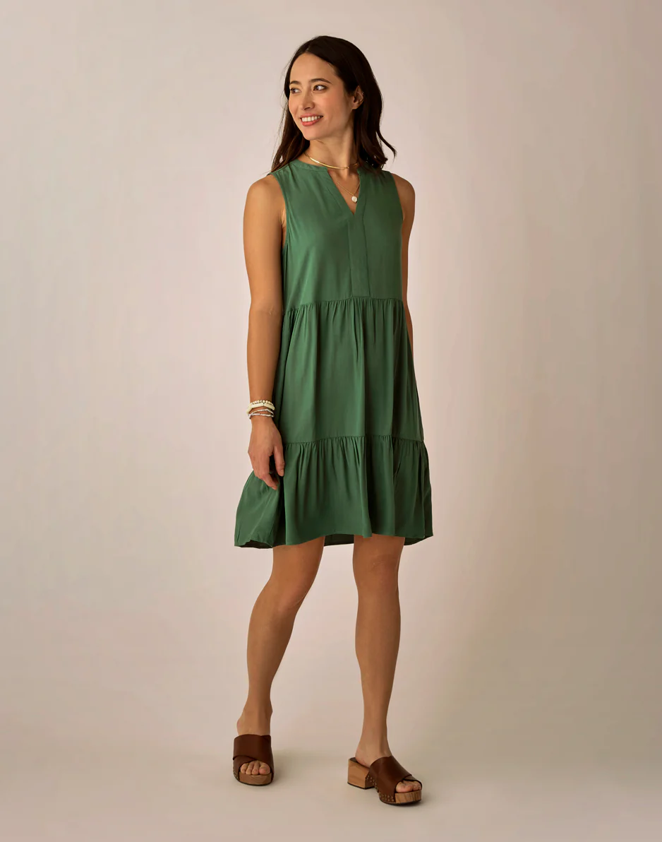 Nellie Dress: Dark Grass - Image 2
