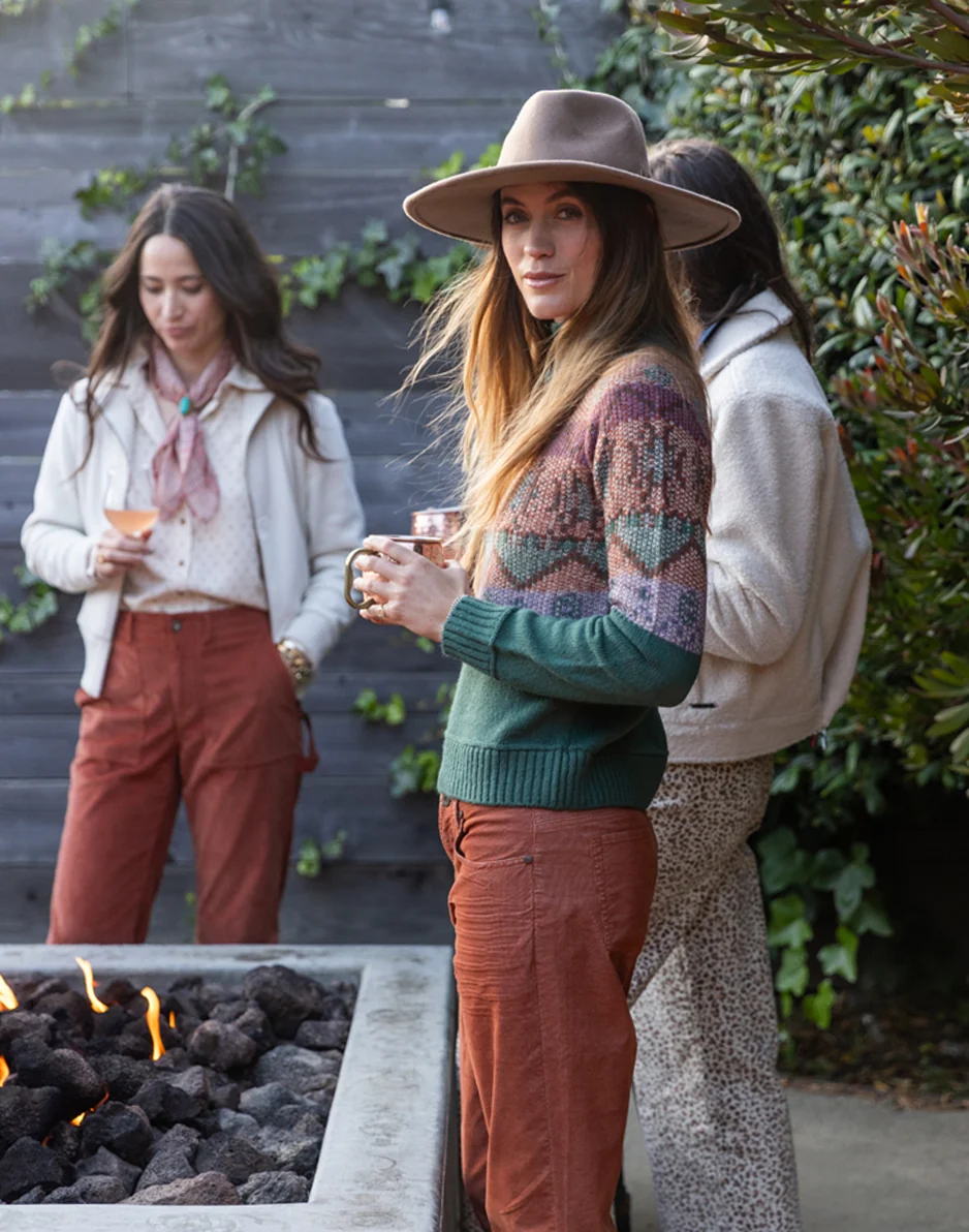 Neve Fairisle Turtleneck: Bistro Fairisle - Image 4
