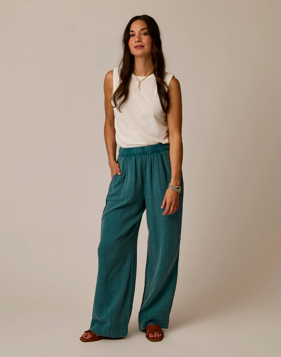 Nico Gauze Pant: Nightdive Acid Wash - Image 2