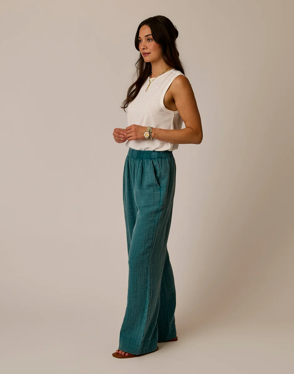 Nico Gauze Pant: Nightdive Acid Wash - Image 3
