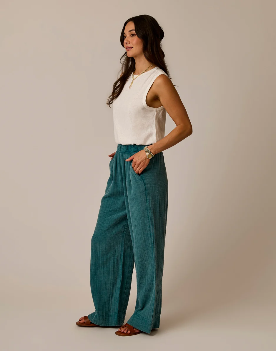 Nico Gauze Pant: Nightdive Acid Wash - Image 4